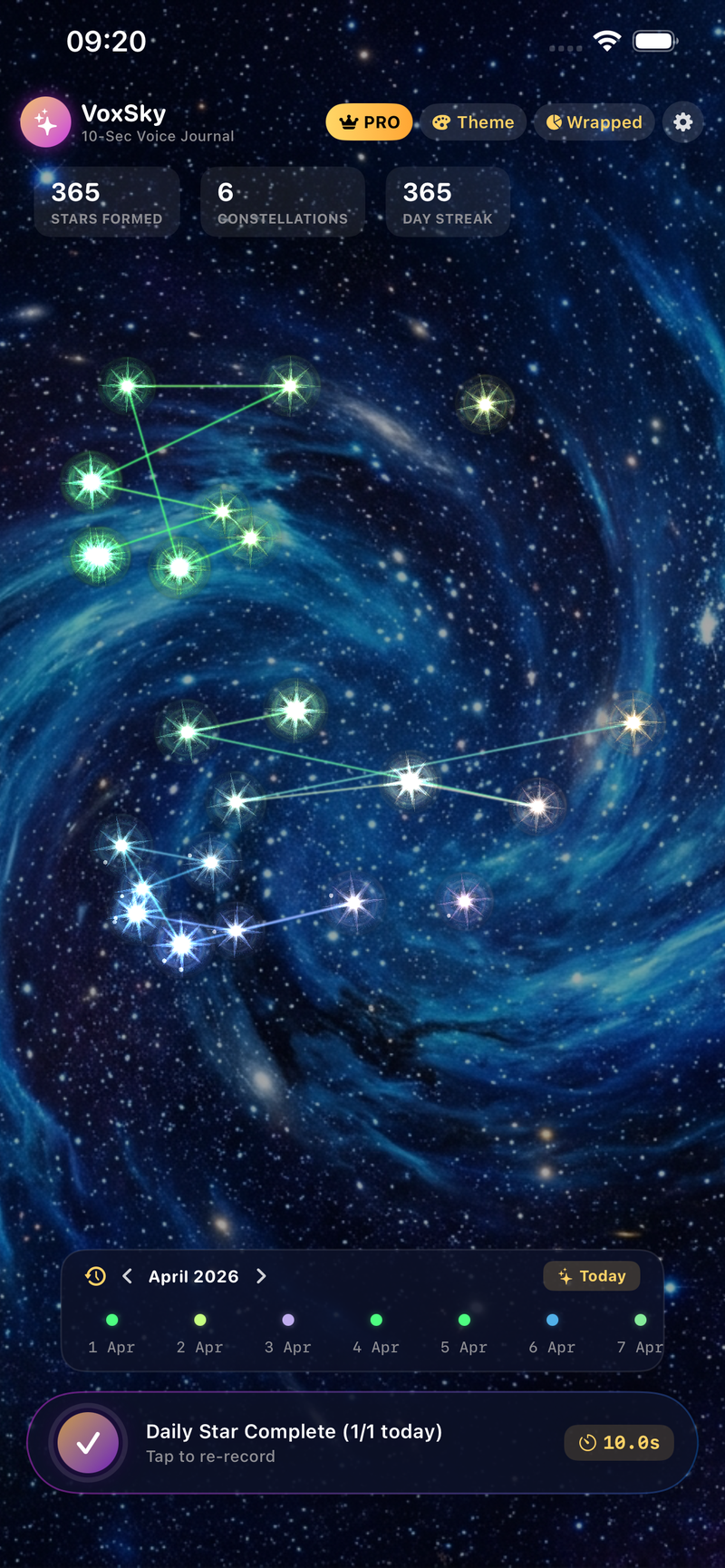 VoxSky iOS app - Constellation Star Map