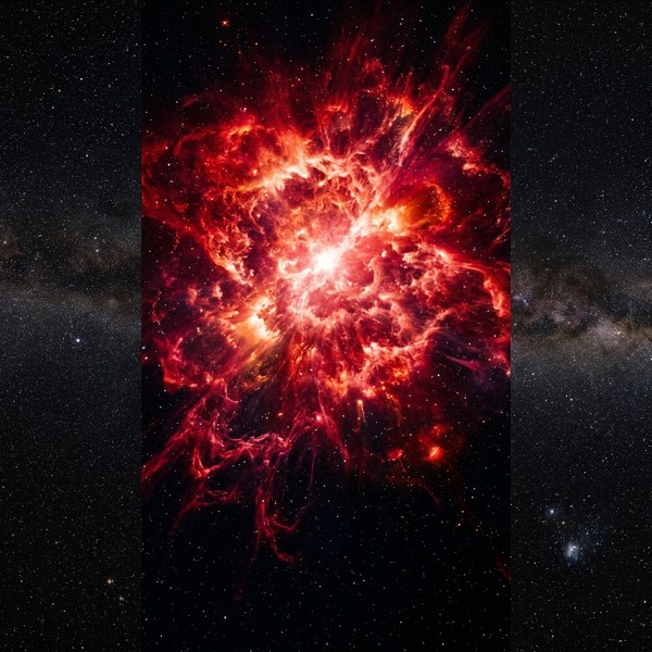 Crimson Supernova Theme - Fiery Crimson Energy
